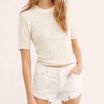 Free People  Loving Good Vibrations Factory Distressed Shorts Size 27 Photo 0