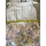 French Connection New with tags womens shimmery beaded sequin cream mini dress S Photo 8