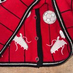 Mandal Bay Vintage Soccer Sweater Vest Red Size L Photo 12