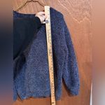 Barefoot Dreams  CozyChic Seaside Pullover  Blue Black‎ Size XL Photo 7