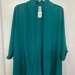 Green Blazer Kimono Boutique Brand Size M NWT! Made In USA Size M Photo 0