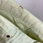 Madewell Light Yellow-Green Low Rise Distressed Denim Cutoff Shorts Photo 4