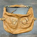 Linea Pelle Women’s Brown Leather Satchel Bag Purse Photo 0