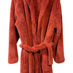 UGG  Rust Brick Red Plush Belted Robe House Coat Size Medium Photo 0
