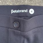Betabrand  Women's Dress Yoga Pants Size Medium M Black Pull on Comfy Work Photo 1