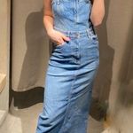 ZARA  denim bustier blue corset top BLOGGERS FAVORITE!!! size S NEW Photo 4