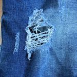 Legend Luxury Denim Design Size 27 Distressed “BAD GIRL” Medium Blue Was… Photo 2