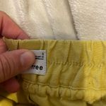 Aritzia Wilfred Free Mustard Yellow Linen Blend Shorts Small Photo 3