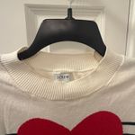 J.Crew puffed sleeve with heart sweater Photo 3