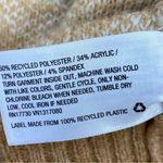 Ava & Viv  Houndstooth Crewneck Pullover Sweater Tan White 1X Photo 10