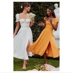 House Of CB  Alicia Midi Dress Tangerine Photo 3
