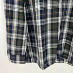 J.Crew  Shrunken Boy Shirt in Forest Plaid Buttondown Top Size 12 L1377 Photo 3