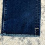 Dear John  Playback Cuffed Cropped Straight Leg Dark Wash Raw Hem Jeans Size 25 Photo 2