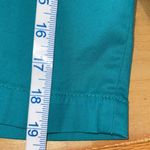 Talbots  Womens Flat Front Stretch High-Rise Pedal Pusher Pants Turquoise Size 18 Photo 9