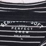 Aeropostale ๐บ๐ธ Aero Seriously Soft Black & White Perfect Crew Top Photo 3