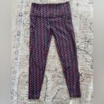 Free People Movement Womens‎ Odessa Print Legging Red White Blue Size Medium Photo 1