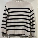 H&M Black and Cream Knit Sweater Photo 0