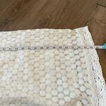 Solitaire  white crochet sheath dress half sleeve lined pullover Women’s sx XS/S Photo 10