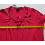 Lane Bryant NWT Women’s Red Tunic Cardigan jacket Embellished Neck size 26/28 Photo 7