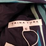 Trina Turk ππ Pistache Blazer ~ Blue WIllow Ottoman Ceramic Print 6 NWT Photo 13