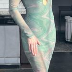 Missguided TRENDY CUTOUT MESH DRESS Photo 3