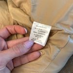 Olivaceous  liza faux leather cropped puffer vest in tan Photo 7