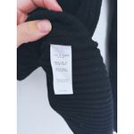 Rag and Bone  Ribbed Open Back Wool Sweater Small Black Minimalist Quiet Luxury Photo 6