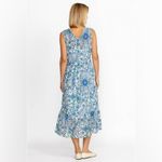 Johnny Was  WILLOW BLUE RUFFLE TANK DRESS size m Photo 1