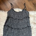 Lulus LULU’S Sitting In The Sun Black Floral Print Ruffled Babydoll Mini Dress Photo 6