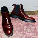 Vagabond Burgundy Leather pull on Chelsea Boots Sz 7 Photo 0