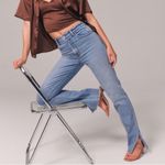 Abercrombie & Fitch Abercrombie 90s Straight High Rise Vent Hem Jeans Denim Women’s Size 29 or 8 Photo 2