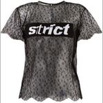 Alexander Wang Strict Lace Patch Top in black size 2 Photo 1