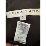 Trina Turk metallic zigzag jacquard cocktail dress size 2 Photo 11