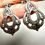 Horse Shoe Silver Plated drop earrings Photo 7
