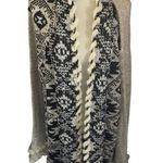 K. Jordan Southwestern Open Cardigan Sweater/Duster Coat Tan & Black w/ Faux Fur Size undefined Photo 0