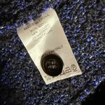 Hill House Blair Wool Navy Metallic Tweed Pleated Mini Skirt Size Small Photo 9