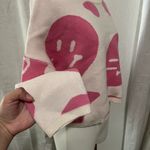 Moon & Maddison moon & madison Pink and Cream Smiley long sleeve crew neck Sweater Photo 1