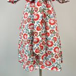 NWOT Boden Ada Double Cloth Cotton Floral Midi Shirt Dress Size 8L Photo 3