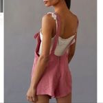 Urban Outfitters NEW UO Sadie Linen Shortall Overall Photo 4