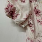 Liberty Love  Cream and Pink Floral Blouse Photo 3