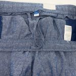 Old Navy  Linen Blend Drawstring Shorts Sz 3X New High Rise Cuffed Summer Preppy Photo 7
