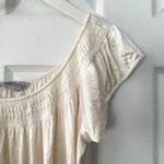 Vassarette Ivory Cream Modest Cap Sleeve Full Length Satin Nightgown Medium Vtg Photo 8