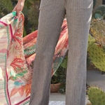 Sundance  Rory High Waisted Striped Wide Leg Linen Pants Trousers with Belt 4 Photo 0