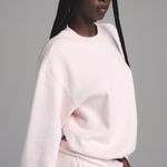 SKIMS cotton fleece classic crewneck in barely pink Photo 0