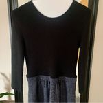 Burberry London Navy & Gray Wool Dress Photo 4