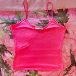 Terranova y2k hot pink fitted tank top  Photo 1