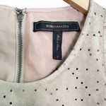 BCBGMAXAZRIA Y2K Top Women’s Size Small Faux Suede Sleeveless Tank Tan Beige Photo 4