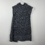 Derek Heart  Chunky Knit‎ Cardigan Sweater Juniors Size S Gray 2 Button High Neck Photo 5