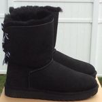 UGG Bailey Bow II Diagonal Stripe Boots Photo 2