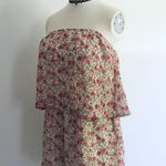 Honey Punch Ruffle Tiered Flowing Floral Romper Photo 1